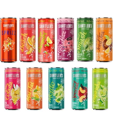 Mixcompany 6er Cocktail Plant Probierset mit 0,2l Flaschen