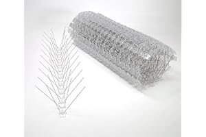 BIRD-TECH TM 25 Metri Dissuasori per Piccioni/Uccelli Premium in Acciaio Inossidabile. Prodotto nell`UE