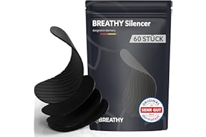 BREATHY Mundpflaster gegen schnarchen - Mouth tape for sleeping schnarchstopper anti schnarch schnarchen stopper gegen schnarchen schnarchpflaster antischnarchen medical
