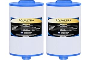 AQUALTRA SPA Filtro Compatible con PWW50P3(39mm Rosca Gruesa), 6CH-940, FC-0359, 817-0050, 194mm x 150mm Tornillo en Rosca SAE Filtro de Bañera de Hidromasaje 2 Piezas