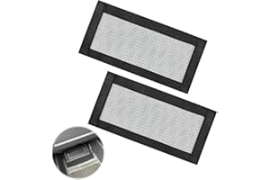 BIVOFU Model 3 Model Y Zubehör, Entlüftung Abdeckung Luftstrom Unter dem Sitz, Klimaschutz Abdeckung für Lüftungsgitter, Rücksitz Entlüftungsabdeckun Entlüftungsgitter, Klettverschluss(2PCS)