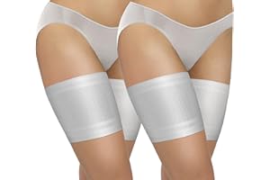 sesto senso 2 Paires Bandes de Cuisses Sport Protège-Cuisse Élastiques Antidérapantes en Silicone – Lisses Confortables et Invisibles sous les Vêtements