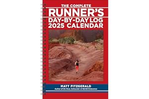 The Complete Runner's Day-by-Day Log 12-Month 2025 Planner Calendar