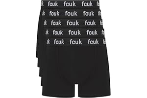 French Connection FCUK - Mens Boxer Shorts, 5 or 7 Multipack, Classic Fit Trunks
