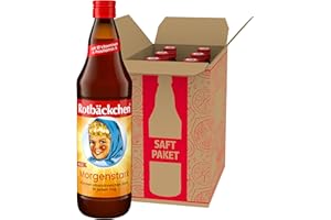 ‎ROTBÄCKCHEN ROTBÄCKCHEN Morgenstark 6er Pack (6 x 700 ml) - Multi-Vitamin-Mehrfruchtsaft