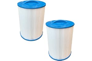 HAPPY HOT TUBS Happy HHTWW50C Hot Tub Filter Fits Pleatco PWW50 (P3) 6CH-940 SC714 Spaform Jacuzzi Superior Spa Aegean Endless Pool (2 Pack)