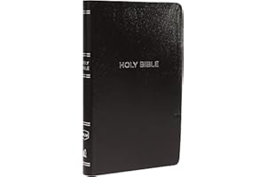 NKJV, Thinline Reference Bible, Leather-Look, Black, Red Letter, Comfort Print: Holy Bible, New King James Version