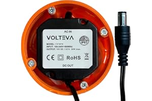 VOLTEVA Unterputz-Netzteil für Amazon Echo Show 15, Echo Show 21, Echo Show 8, Echo Show 10, Echo (3./4. Gen), Echo Show (2. Gen), Echo Plus (2. Gen) | 18V DC 1.67A mit 30W | Ladegerät Adapter Transformator