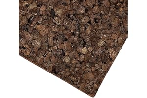 acerto 30158 Paroi arrière du terrarium en liège - 50 x 100 x 3cm * 100% liège naturel * Sans polluant * Étanche à l'eau | Paroi arrière en liège paroi arrière décorative en liège pour escalade