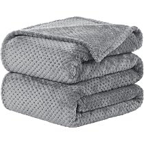 NANPIPER Fleece-Decke Queen Size – Superweiche Mikrofaser-Plüschdecke, Beige, 228x228 Cm