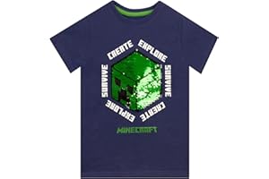 MINECRAFT Maglietta per Ragazzi Creeper