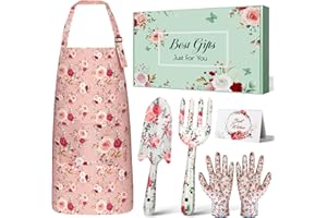 Linkax Gardening Gifts for Women Mum Christmas Prensents, 6 Pcs Garden Tools Set Friendship Retirement Thank You Birthday Gifts for Women Her Mum Nanny Nan Sister Auntie Grandma Ladies Garden Lovers