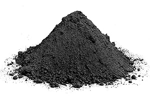 @tec Pigmentpulver diverse Farben 100g, Eisenoxid, Oxidfarbe, Farbpulver Pigmentfarbe - Farbpigmente/Trockenfarbe für Beton, Epoxidharz, Wandfarbe (Anthrazit)