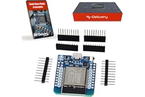 AZDelivery ESP32 D1 Moduł Mini NodeMCU WiFi + płytka rozwojowa Bluetooth Internet kompatybilny z Arduino w tym e-Book!