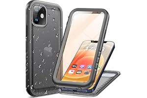 Cozycase Coque pour iPhone 12/12 Pro Étanche Antichoc - 360 degres Incassable Militaire Rigide Intégrale Case/Bumper/Housse【IP68 Waterproof/Imperméable】Etui Anti Choc Eau avec Protection Camera/Ecran