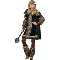 Funidelia Peluca Y Barba De Vikingo Para Hombre – Accesorio Para Disfraz Nórdico, Valkiria O Bárbaro – Marrón – Ideal Para Carnaval Y Halloween