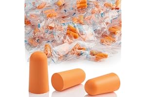 PYROCLASIA 35 Paires Bouchons Oreilles Ear Plugs Bouchons D'oreille en Mousse Souple pour Dormir Supprimer Anti Bruit Ronflement Protection Auditive (SNR : 37 dB) Emballé Individuellement Bouchon D'oreille