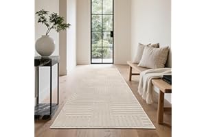 Enyhom Alfombra de Pasillo Larga 80 x 300 cm, Modernas Alfombra de Cocina Lavable Antideslizante Tapete Cocina Pasillo, Esponjosas Alfombra Entrada Interior Larga para Pasillo, Entrada, Dormitorio