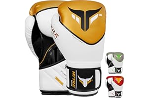 Mytra Fusion Gants de Boxe - Gants d'entraînement MMA Parfaits pour Le Punch, Le Kickboxing, Le Fitness, Le Sparring, Le Muay Thai, l'entraînement et Le Combat
