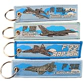 Modern Warplanes Series Born To Fly Biker Keychain, ATV, Utv, 4x4 Keychain Backpack and Zipper Accessory 2 L