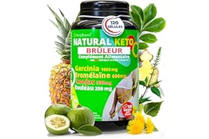BODYBLOOMS Bruleur de Graisse Puissant | Coupe faim puissant et efficace.Perte de poids avec Garcinia,Carnitina,konjac coupe faim.13Herbes pour soutien Perte de poids rapide et efficace.120 Gélules NATURALKETO®