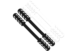 ‎MUMBI mumbi Maskenhalter Ohrenschoner für Mundschutz Masken Halter, aus Silikon, weiß, Schwarz/Weiss, 4 stück