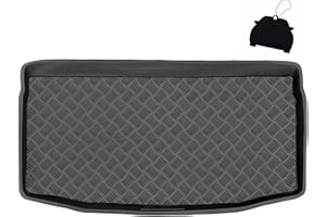 M MOTOS Tapis de coffre en PE pour Audi A1 II (GB) depuis 2019 Rendez votre voyage plus confortable grâce à ce tapis de voiture durable - Tapis de coffre de voiture tout temps, protection contre les s