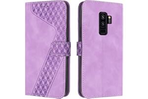 OKZone Cover per Samsung Galaxy S9 Plus, Custodia in Pelle Samsung S9 Plus, Antiurto Cover a Libro Galaxy S9 Plus Magnetica Portafoglio Folio PU Pelle Flip Caso con Wallet Case Cover (Porpora)