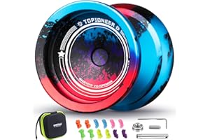 MAGICYOYO JoJo V12 Finger Spin Yoyo Responsive Yoyo für Kinder von 8 Jahren oder älter, Profi Jo Jo mit Doppelzweck für Anfänger und Fortgeschrittene, Trick JoJo mit 12 Yo Yo Saiten