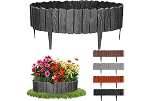 GARDENIX 2,3 m, obramowanie grządki, obrzeże trawnika, palisada ogrodowa, ogrodzenie rabatowe (antracytowe)