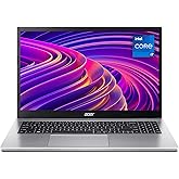 Acer Aspire 3 A315-59 Laptop - Intel Core i7-1255U, 16GB, 512GB SSD, Integrated Graphics, 15.6-inch FHD IPS, Windows 11, Silv