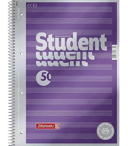Classeur A4 Spirale Pour Partitions De Musique MUROAD - 60 Pages, Bleu, Anti-Éblouissement Et Annotations Faciles