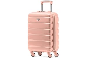 Flight Knight Maleta De Mano 55x35x20 cm Compatible con Vueiling, Iberia, RyanAir, Easyjet, Air Nostrum, Air Europa Entre Muchas Otras! Maleta Cabina 4 Ruedas ABS Maleta Trolley Ligera