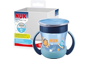 Nuk Mini Magic Cup Night 160 ml 6 Mois et + - Bleu