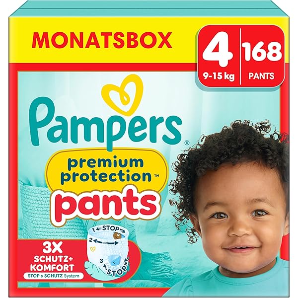 Pampers Premium Protection Windeln Größe 4 - 25 Stück Für 9-14 Kg Babys
