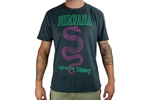 Amplified T-shirt Nirvana - Serve The Serpense - Charbon