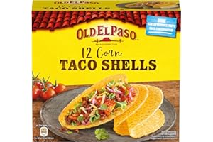 Old El Paso Taco Shells – Glutenfrei - Mexikanische Mais Tortillas in Schalenform – 1 x 156 g