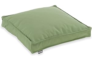 ‎HOCK H.O.C.K. Classic Uni Outdoor Sitzkissen Stuhlkissen für drinnen und draußen aus 100% Polyacryl(dralon (40x40x5cm, lindgrün)