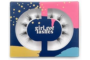 ‎GIRL GOT LASHES GirlGotLashes Mini Boxen Star Gazer Wimpernextensions für Zuhause 1 Wimpern Paar Fake Lashes mit 5-7 Tagen Halt Vegan Handgemacht