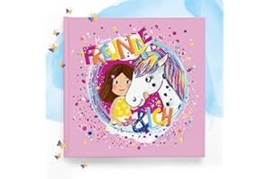 Urselli Kindergarten Freundebuch Einhorn: „Meine Freunde und ich“ - Freundealbum Kindergarten Mädchen - Meine Freunde Buch zum Ausfüllen - Erinnerungen schaffen