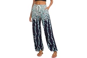 Urban GoCo Damen Haremshose Boho Hippie Hose