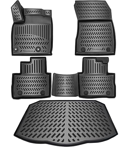 Hohe Gummi-Fußmatten passend für Nissan Qashqai e-Power ab 6/2021 (J12) 4-tlg. AZUGA