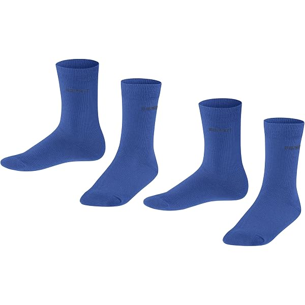 ESPRIT Lot De 5 Paires Socquettes Enfant Fine Stripe - Respirantes, Durables, Coton Bio, Rayées