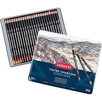 La Petite Derwent Tinted Charcoal - Palette De Peinture Aquarelle
