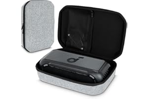 XINGFUDAO Hartschalen-Reiseetui für Soundcore Boom 2 Outdoor-Lautsprecher (34 x 23,1 x 11,4 cm), Grau - Schutzhülle - Lautsprecher-Schutzhülle - Transport, Outdoor Activities