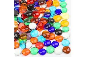Vorentxia 200 Pezzi Cristalli Decorativi Multicolore Sassolini Decorativi per Vasi 900g Pietre da Giardino Decorative Ciottoli di Vetro per Decorazione Acquario Paesaggistica Vasi Ciotole Giardino