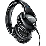 Shure SRH440-BK-EFS Professional Headphones, Accurate Audio Across an Extended Range, Collapsible, Black