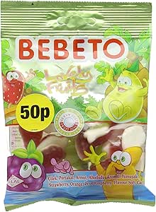 Bebeto Lovely Fruits 80 G Pack Of 12 Amazon Co Uk Grocery