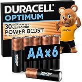 DURACELL OPTIMUM AA Alkalin Pil (6&rsquo;lı Paket) &ndash; 1,5V | POWER BOOST AKTİFLERİ İLE 30 KATA KADAR DAHA UZUN &Ouml;M&Uuml;R Modern Cihazları