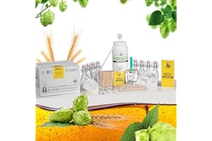 ‎BIER-KWIK Bier-Kwik® Microbrauset HELLES - Bier selber brauen in der Küchenmaschine/Bierbrauset mit frischen Zutaten ohne Extrakte/Geschenkidee für Männer